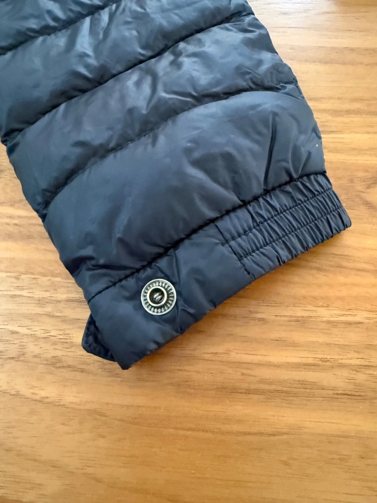 Men’s Moncler Longue Saison Daniel Down Jacket Size 2 Night Blue light weight image 6