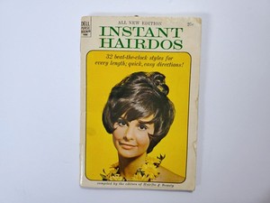Vintage 1970 INSTANT HAIRDOS Dell Purse Book Edition Hairstyles Hairstylist MCM