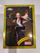 2025 Topps Chrome Marvel Mockingbird Yellow Lava Refractor #37