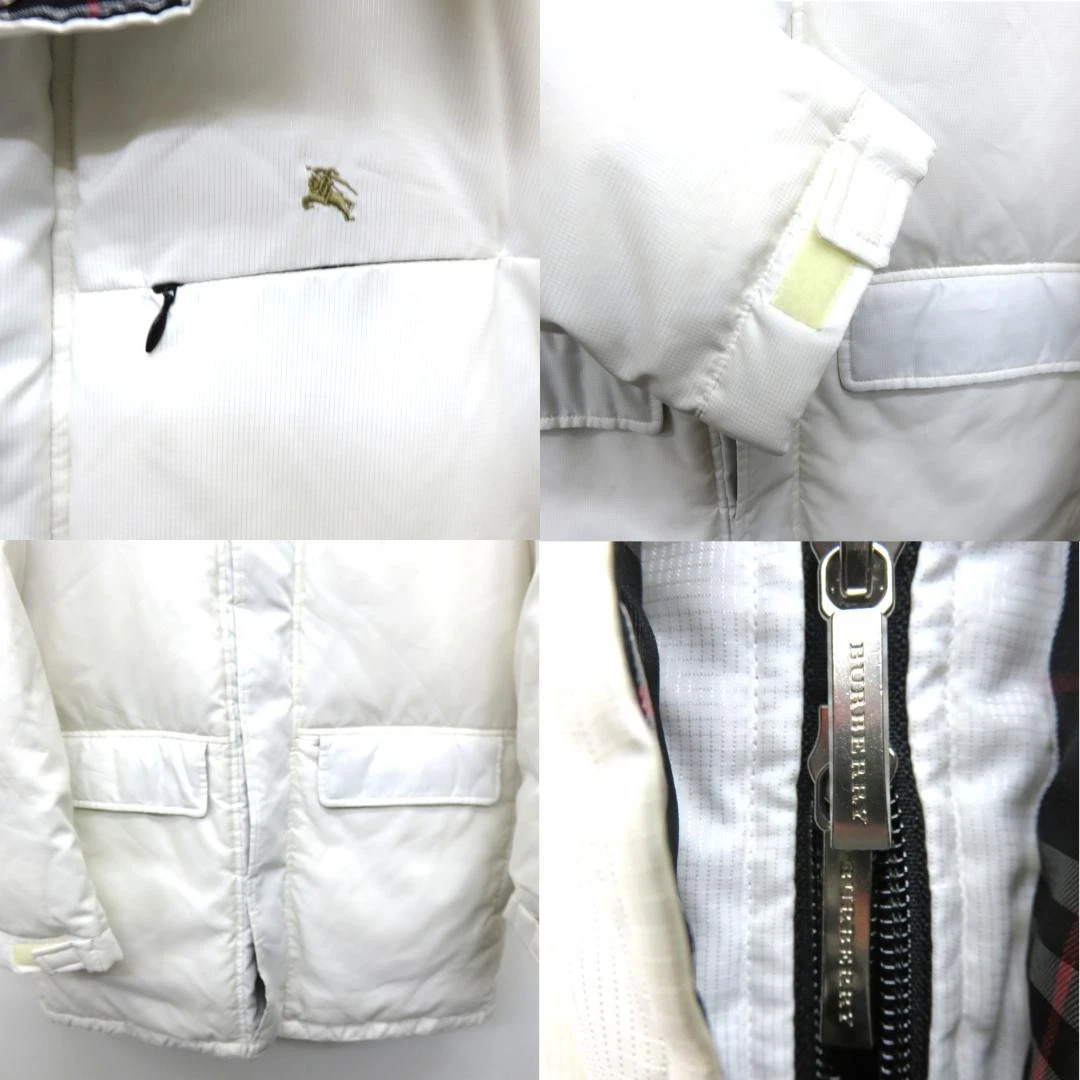 Piumino BURBERRY BLACK LABEL pelliccia di volpe bianca taglia uomo #ED ZHA