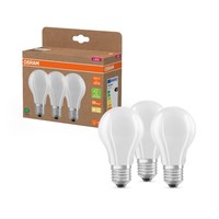 3Er Osram E27 Besonders Effizientes Led Leuchtmittel Matt 7,2W Wie 100W 2700K