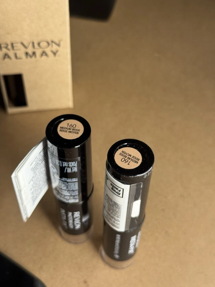 Pack Of 4 - Revlon Photo Ready Insta-Fix Makeup Stick #160 Medium Beige .24 oz - Image 4 of 4