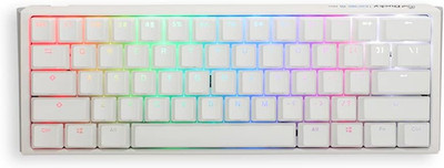 One 3 Mini Pure White 60% Hotswap RGB Mechanical Keyboard (Cherry MX Brown)