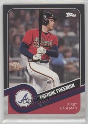 2020 Topps Brooklyn Collection Black 30/75 Freddie Freeman #10 0l7e