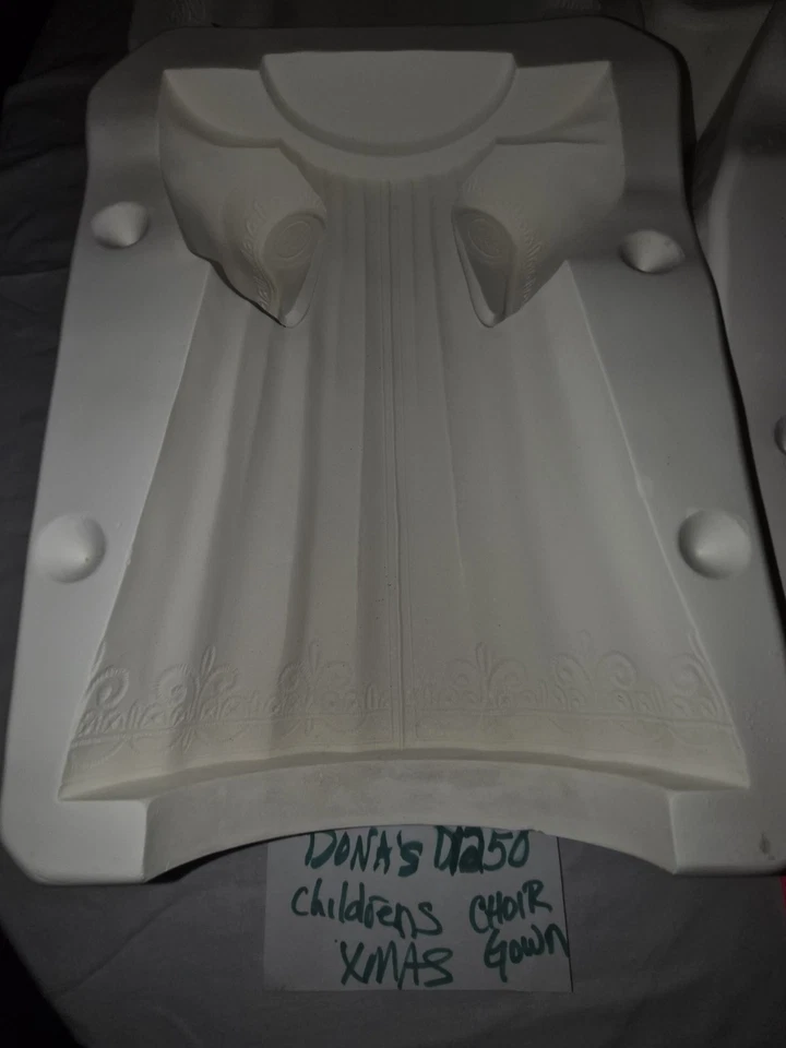 Donas XL EXTRA GRANDE Coro Caroler Cerámica Deslizante Molde de Fundición ¡¡LOTE CONJUNTO COMPLETO!!! Foto 3 de 4