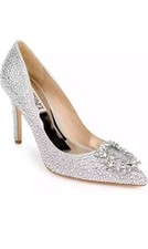 Badgley Mischka Cher ll Crystal Embellished pumps 10