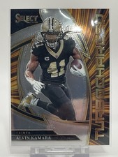 2025 Panini Select Turbocharged Card #7 Alvin Kamara Saints Running Back