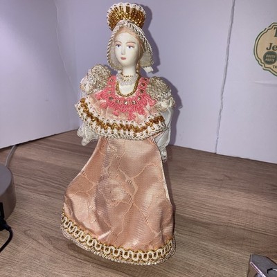 Russian Porcelain Cone Doll