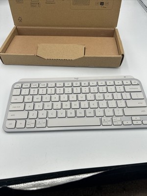 Logitech MX Keys Mini Wireless Keyboard Pale Gray US Bluetooth Open Box