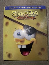 Spongebob Movie/Search For Squarepants(Blu-ray, DVD, Digital, 2025)NEW STEELBOOK