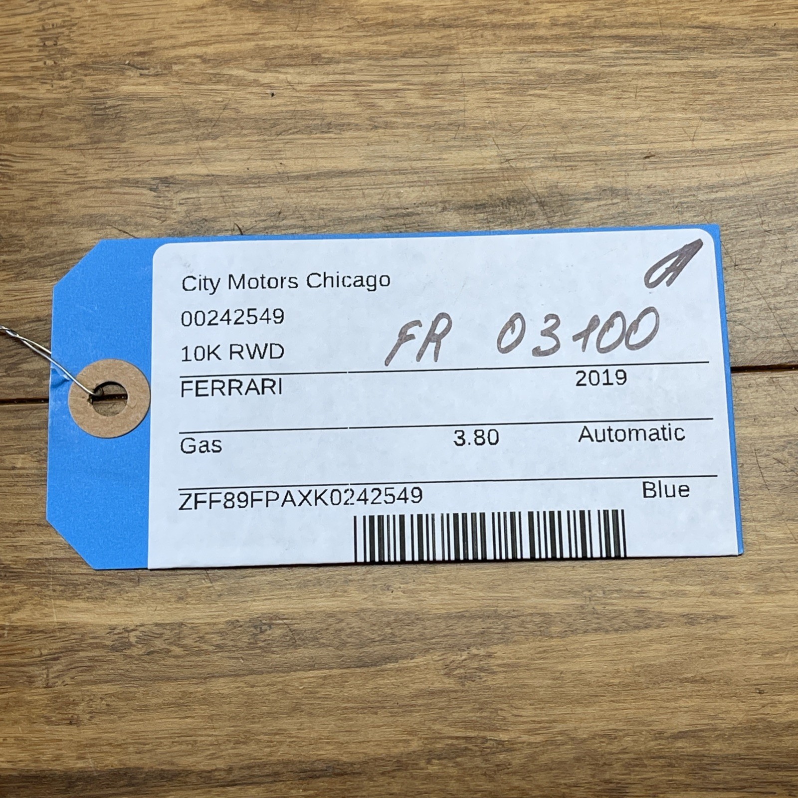 2018-2023 Ferrari Portofino F164 Front Right Door Panel Center Section OEM *NOTE