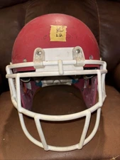 Schutt AiR XP Pro Large Football Helmet (Flat Red W/ White Face Mask)