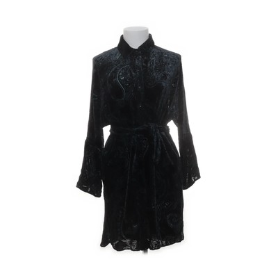 Valérie Khalfon, Blusenkleid, Größe: 44, Grün/Schwarz, Seide/Viskose #EfT