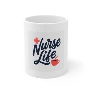 Funny Nurse Life Mug Gift - Coffee Mug for Nurses Who Need All the Caffeine
