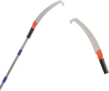 7.5FT Pole Saw for Tree Trimming, Long Extension Pruning Saw,  Tree Trimmer Pole