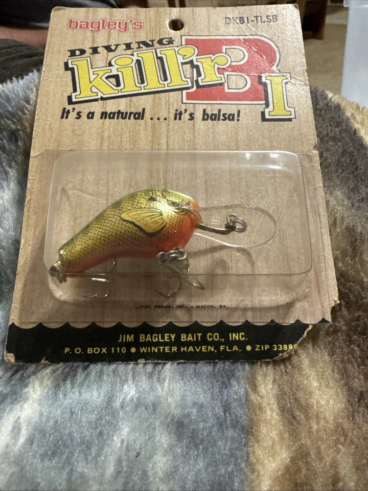 Vintage Bagley’s Diving Killer B1 DKB1-TLSB True Life Spring Bream - Imagem 2 de 2