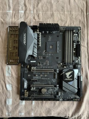 Gigabyte AORUS GA-AX370-GAMING K5 Mainboard, AM4, mit Slotblech & Backplate