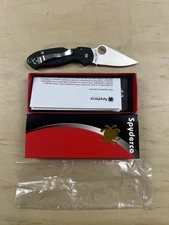 Spyderco CUSTOMIZED Para 3 - Black Salt G10 - Satin CTS-XHP