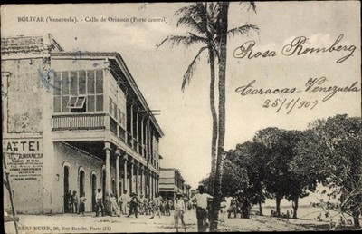Ak Caracas Venezuela, Historisches Gebäude, Calle de Orinoco,... - 4801716
