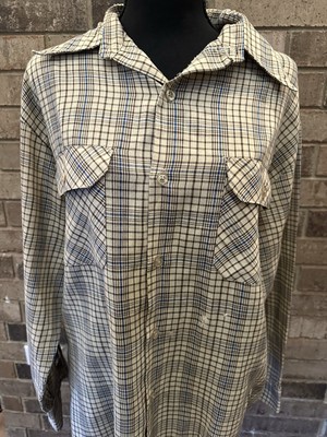 Vintage Grandpas Big Mac Shirt Large Plaid JC Penney Grunge Skater Punk 61907