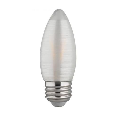 Satco S23403 Medium Light Bulb in White Finish, Spun - Picture 3 of 3