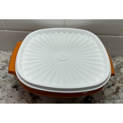 Vtg Tupperware Starburst Servalier With lid