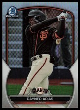 2023 BOWMAN DRAFT CHROME RAYNER ARIAS RC SAN FRANCISCO GIANTS #BDC-13 REFRACTOR