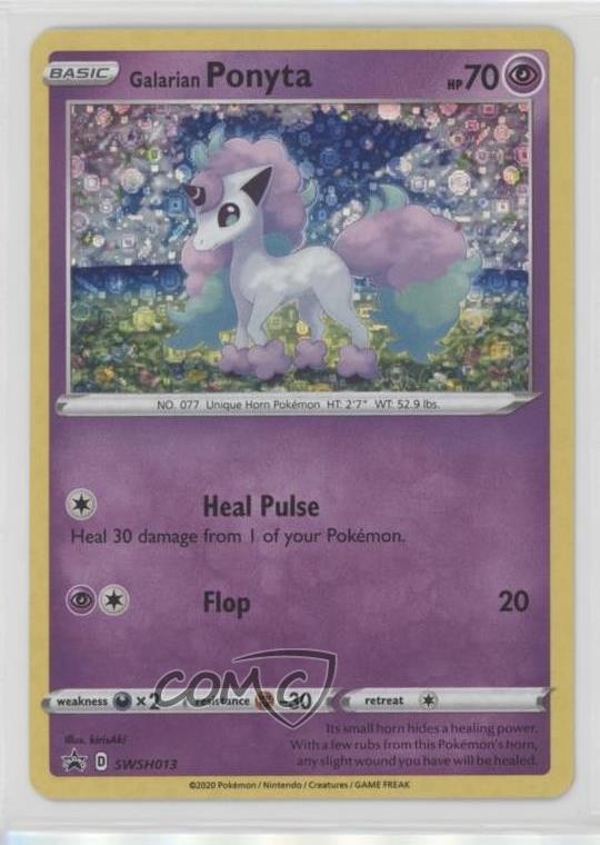 Galarian Ponyta (General Mills Promo) Holo Pokémon Sword & Shield Black Star