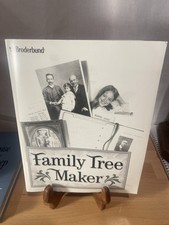 Family Tree Maker By Broderbund 7.0 For Windows -Manual Only-No cd  s Pre Owned