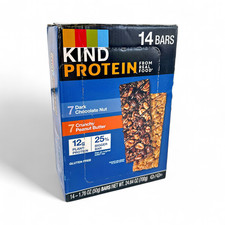 KIND Protein Dark Chocolate Nut and Crunchy Peanut Butter Variety Pack 14 Count