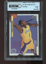 Kobe Bryant Rookie 1996-97 Ultra Gold Medallion #G-266 Encore RC GEM MINT 10