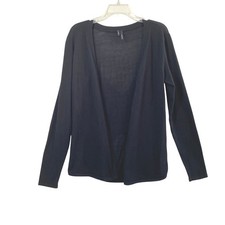 Maurices Open Front Cardigan Womens Large Black Sweater Light Layering Staple