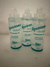 LOT 3 Parker Aquasonic CLEAR Ultrasound Gel 0.25L 8.5oz Ref 03-08