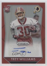 2015 Panini Prizm Rookie Signatures Red 166/299 Trey Williams #RS-TR Auto 2u3