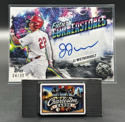 2025 Topps Pro Debut JJ WETHERHOLT Future Cornerstones Auto /99 CARDINALS