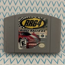 Ridge Racer 64 RR64 Nintendo 64 N64 Authentic Cartridge Tested