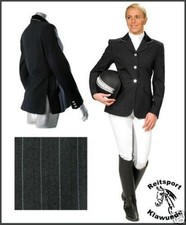 Turnier-Reitjacke mit Nadelstreifen in anthrazit Gr. 44