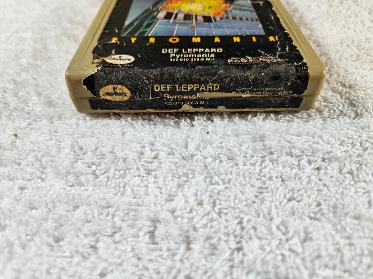 Def Leppard- Pyromania 8-Track Tape. Serviced. Free shipping. | eBay