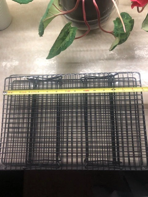 New 3 Tier Stackable Cooling Rack 15.75x10 Carbon Steel Collapsible Rack
Opens in a new window or ta