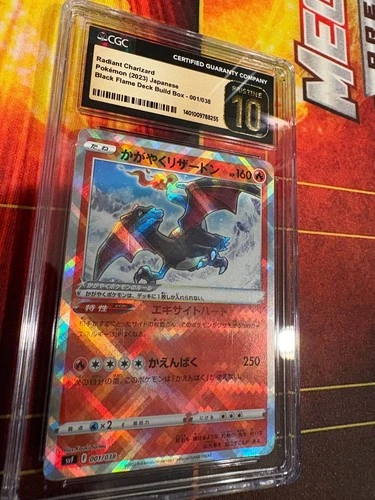 2023 Pokemon JPN Holo Radiant Charizard #001/038 CGC 10 Gem Mint