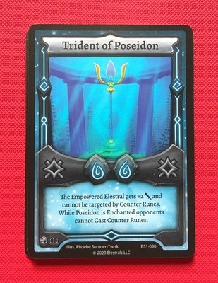 Elestrals TCG Trident Of Poseidon BS1-090 Base Set