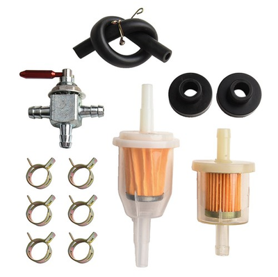 #ad Replacement Steel Fuel Oil Gas Petcock Dual Tank Configuration Features $24.97