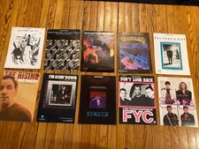 sheet music lot 10 rock Dylan Stones Bowie Dead Springsteen etc. NOS