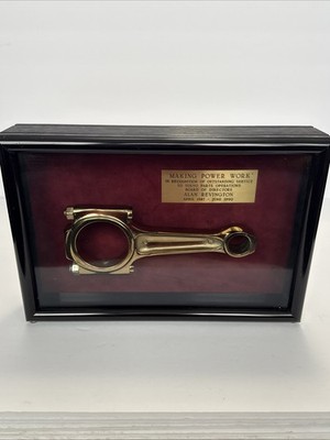Vintage 1990 Volvo Parts Service Award Connecting Rod Board Of Directors