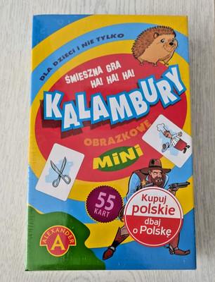 Kalambury obrazkowe mini Wiek: 5+ - Polsku