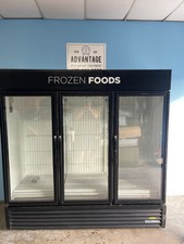 True GDM-72F-HC Three Door Glass Freezer Merchandiser - 9556