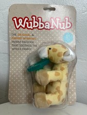 WubbaNub Infant Pacifier Attached Giraffe Authentic Original 0-6 Months NEW 
