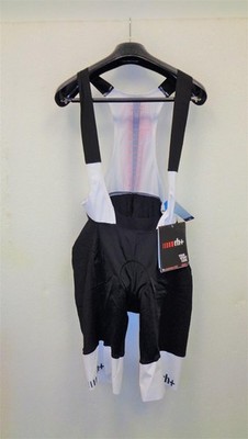 zero rh+ Herren Bibshort Fahrradträgerhose Hero Bibshorts, Black/White XXL