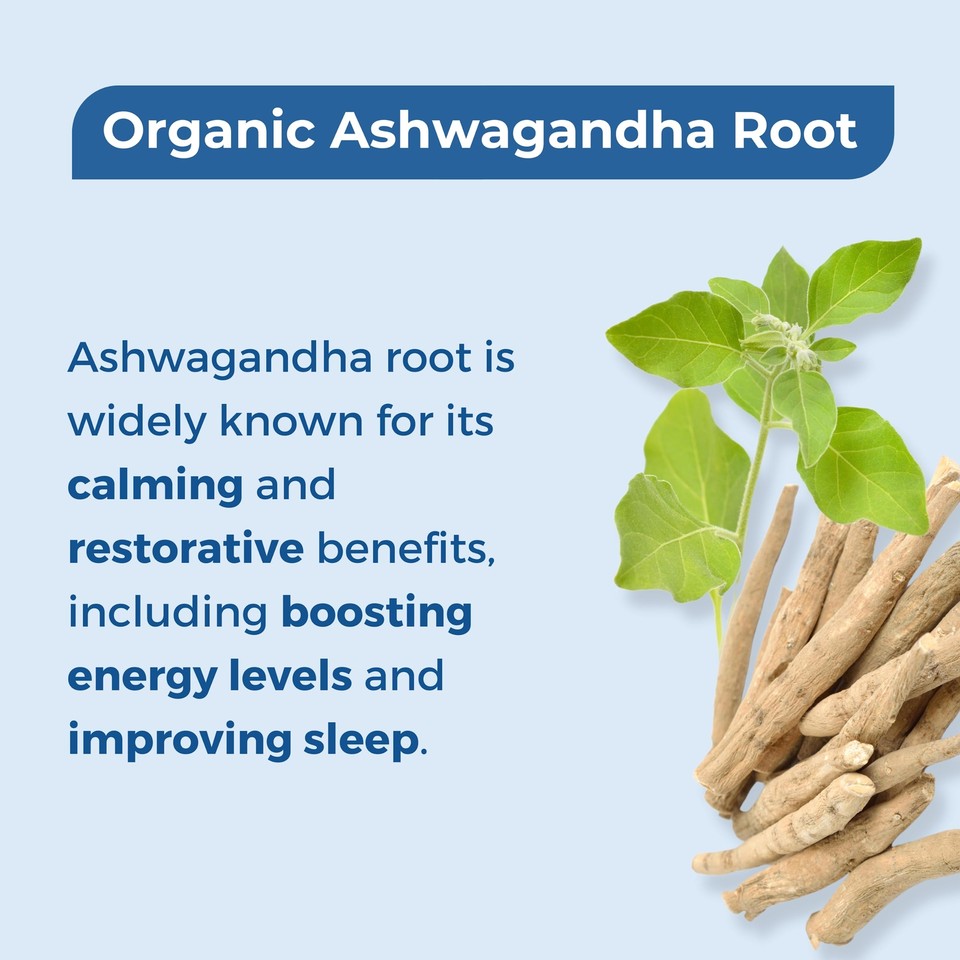Organic Ashwagandha Root Tea CaffeineFree Herbal Tea for Natural