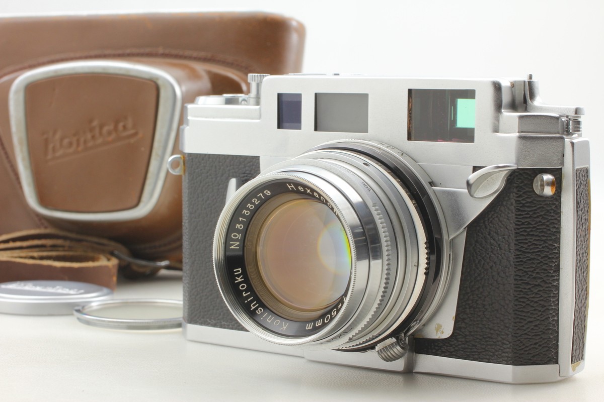 フィルムカメラ Konica IIIA Hexanon 50mm F1.8 Near Mint-] Konica IIIA III A Rangefinder Film Camera